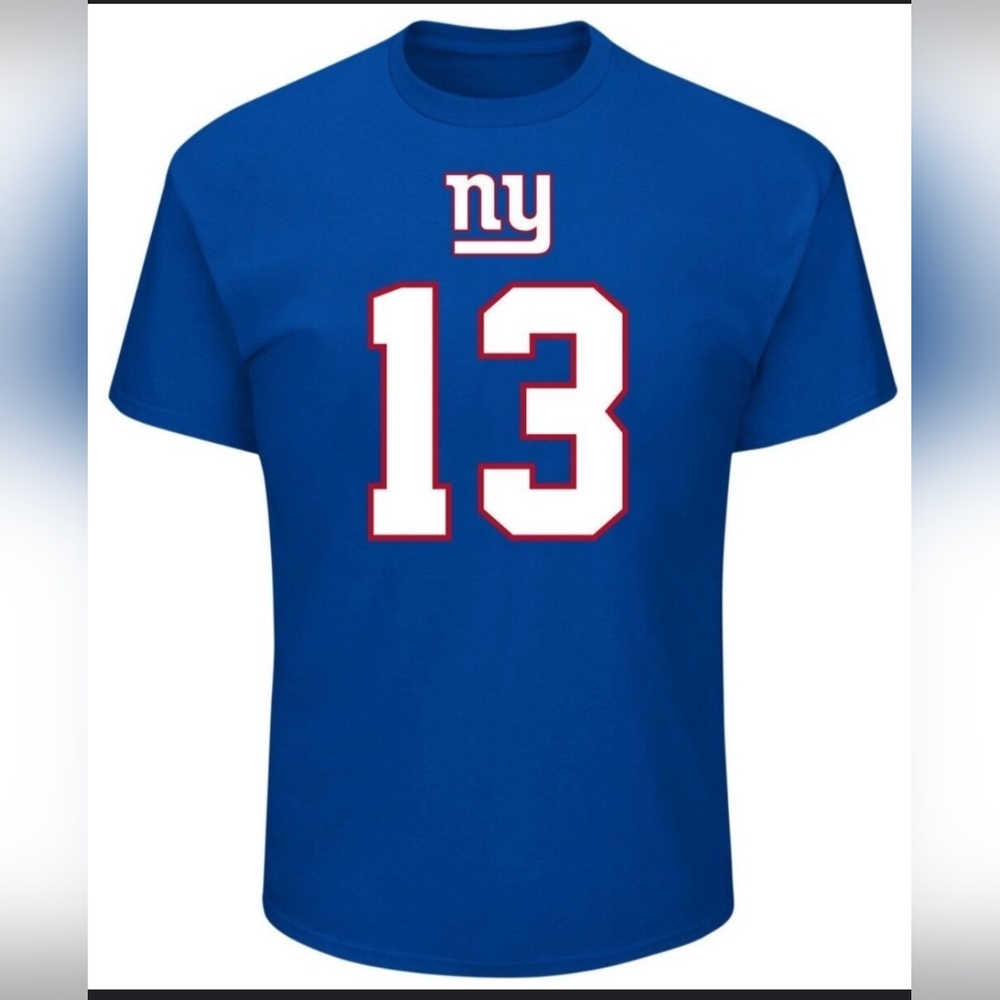 NWT New York Giants Men'sOdell Beckham Jr. Jersey T-Shirt